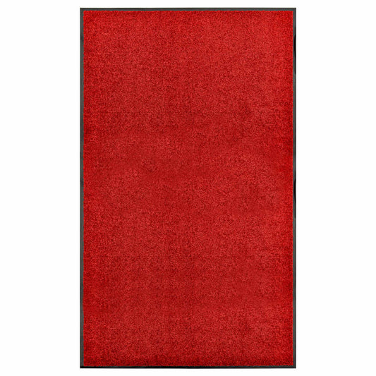 Door Mat | Red | Polyamide, PVC | Large | Non-slip | Doormat