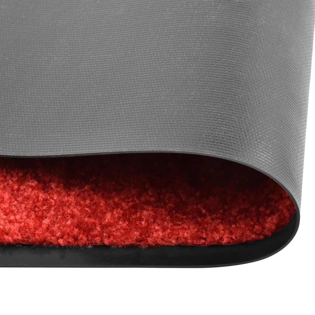 Doormat Washable Red 120x180 cm