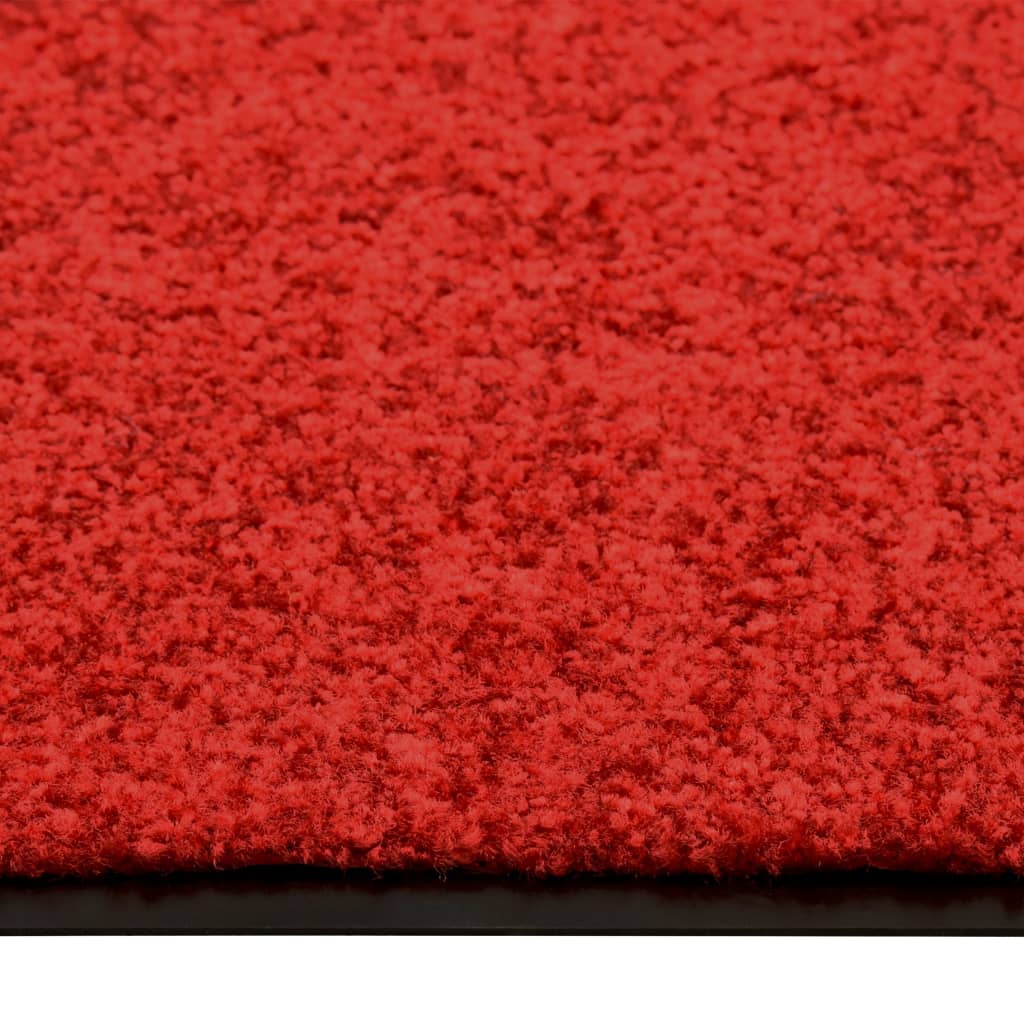 Doormat Washable Red 120x180 cm