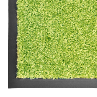 Doormat Washable Green 90x150 cm