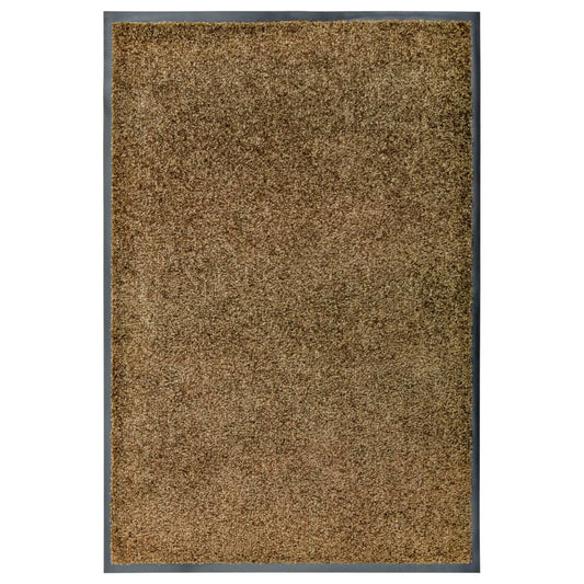 Door Mat | Brown | Polyamide | 60 x 90 cm | Door Mat | Rectangular