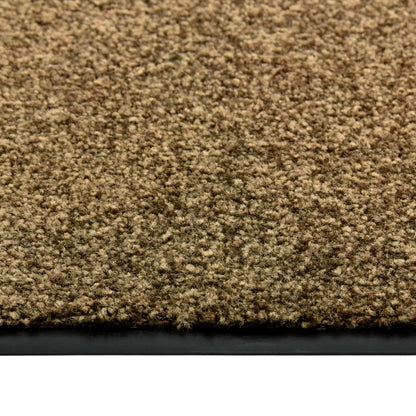 Doormat Washable Brown 60x180 cm
