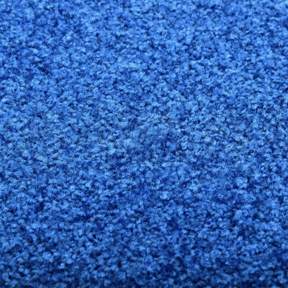 Doormat Washable Blue 90x120 cm