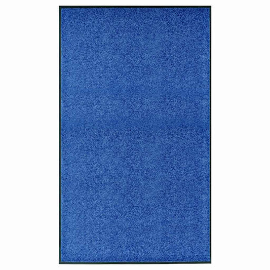 Door Mat | Blue | Polyamide | 90x150 cm | Non-slip | Door Mat