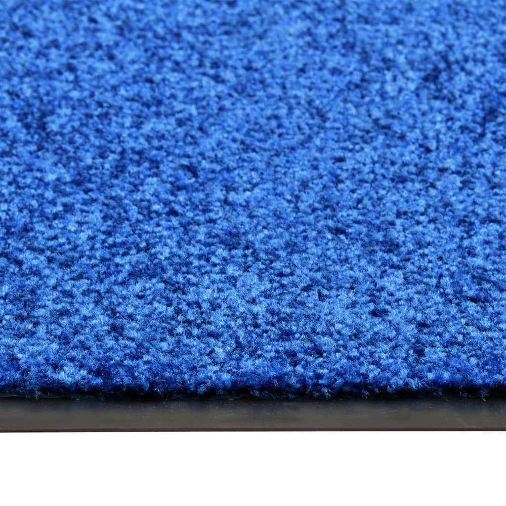 Doormat Washable Blue 90x150 cm