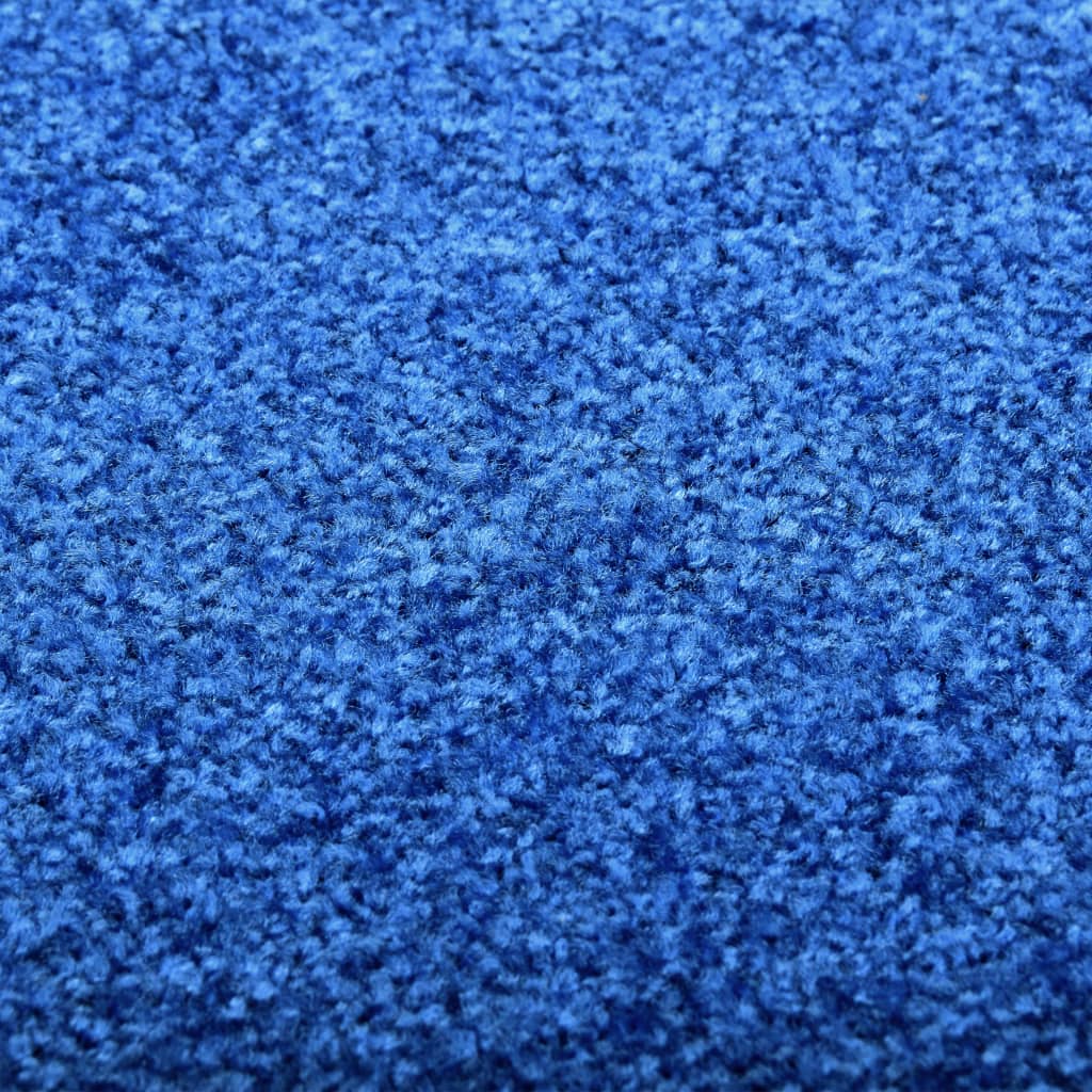 Doormat Washable Blue 90x150 cm