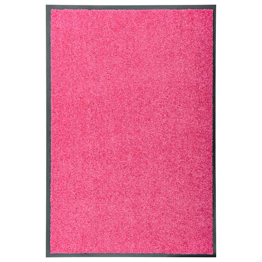 Door Mat | Pink | Polyamide | 60x90 cm | Non-slip | Door Mat