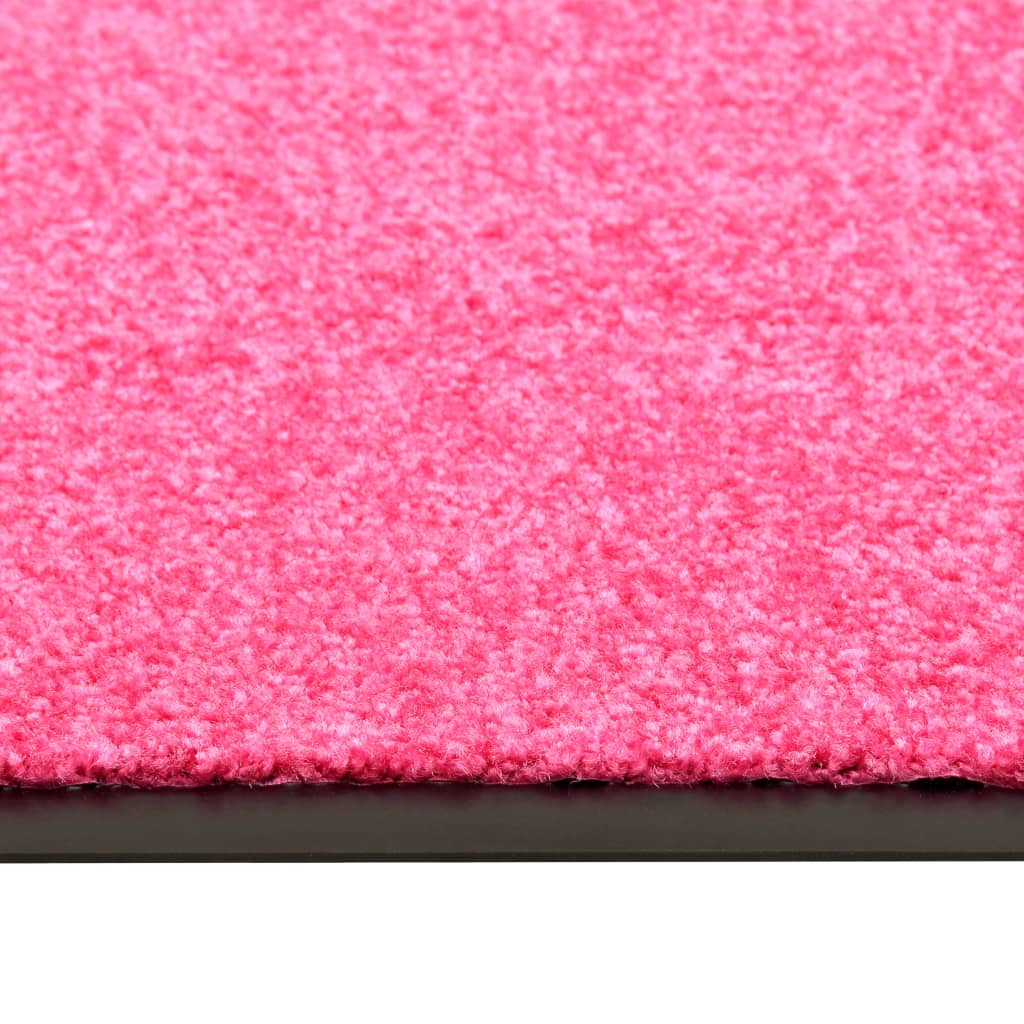 Doormat Washable Pink 90x120 cm