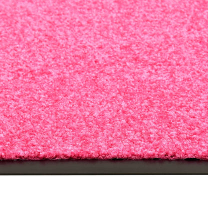 Doormat Washable Pink 90x150 cm