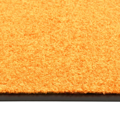 Doormat Washable Orange 90x150 cm