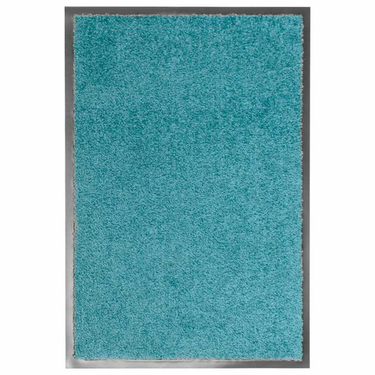 Door Mat | Cyan | Polyamide, PVC | 40x60 cm | Door Mat | Rectangular