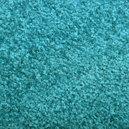 Doormat Washable Cyan 40x60 cm