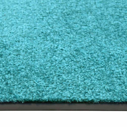 Doormat Washable Cyan 60x180 cm