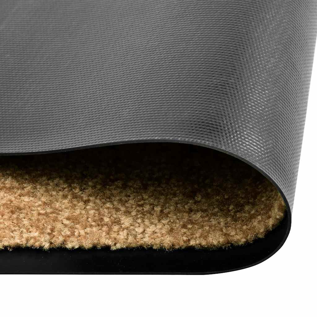 Doormat Washable Cream 60x90 cm