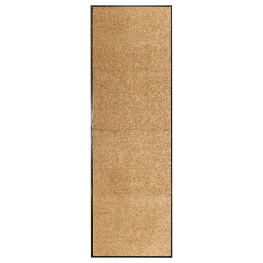 Door Mat | Cream | 100% polyamide | 180x60 cm | Non-slip | Door Mat