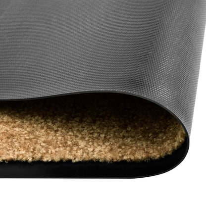Doormat Washable Cream 90x120 cm