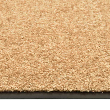 Doormat Washable Cream 90x150 cm