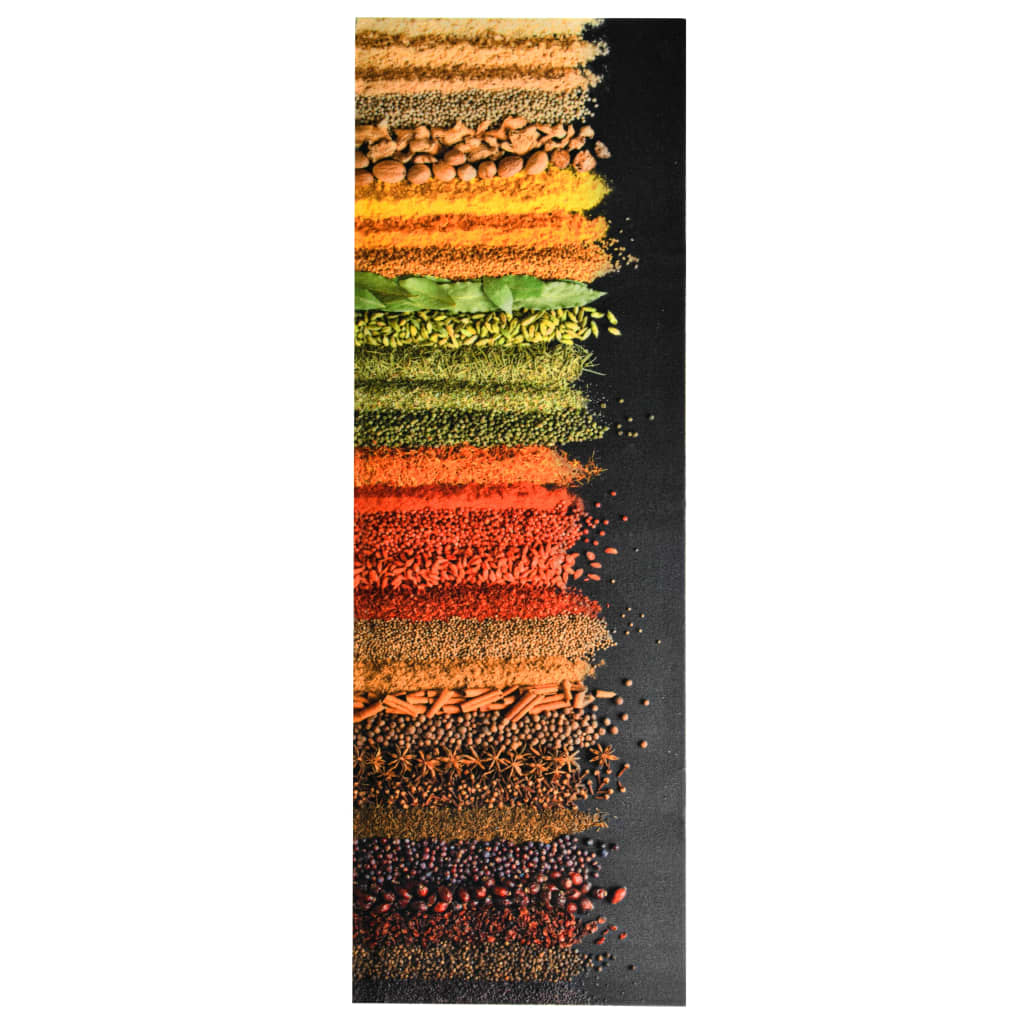 Kitchen Floor Mat Washable Spice 60x180 cm