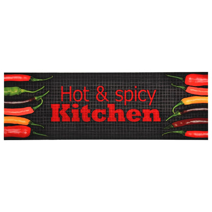 323480 vidaXL Kitchen Floor Mat Washable Hot&Spicy 60x180 cm
