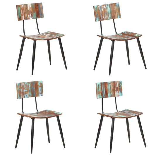 Dining Chair |  Set of 4 | Multicolours