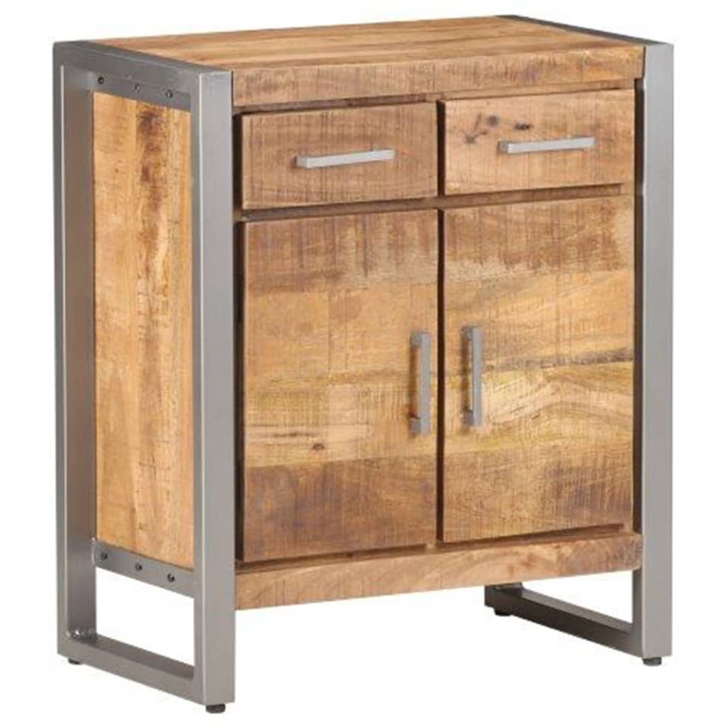 Sideboard 23.6"x13.8"x28.3" Rough Mango Wood