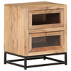 Bedside Cabinet 40x30x50 cm Solid Acacia Wood