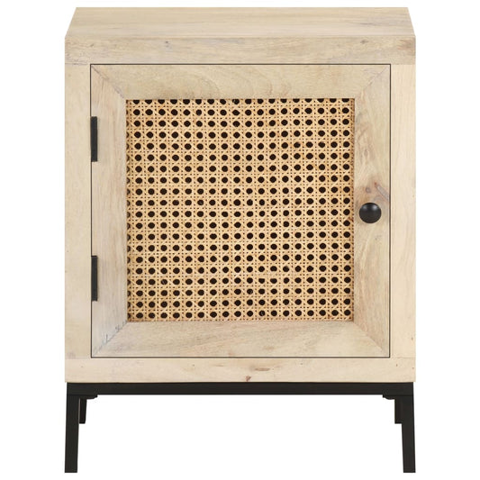 Bedside Cabinet | Bleached Mango Wood | Solid Mango Wood | 40x30x50 cm