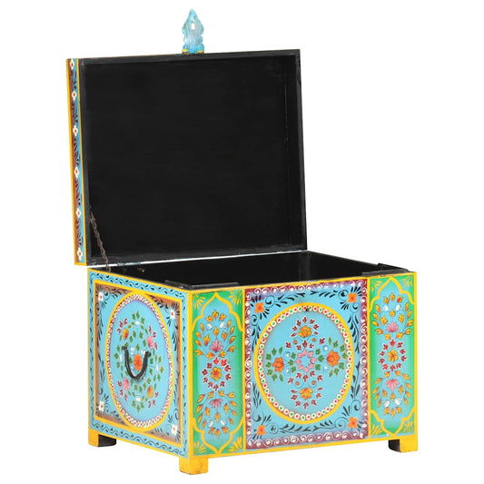 Storage Box | Multicolour | Solid mango wood, MDF | Medium