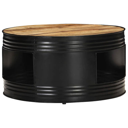 Coffee Table | Black and Natural Wood
