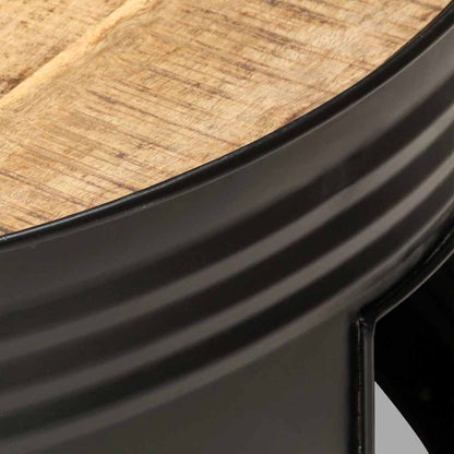 Coffee Table | Black and Natural Wood