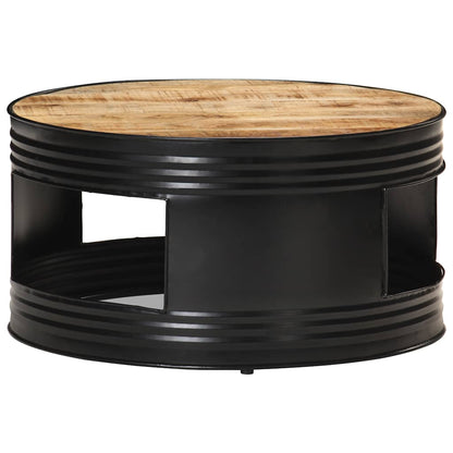 Coffee Table | Black and Natural Wood