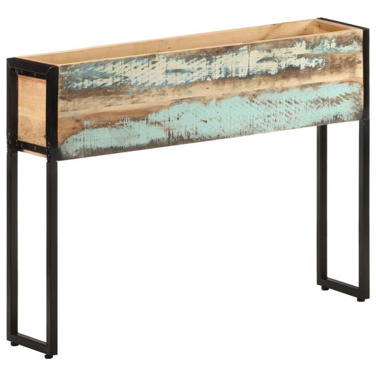 Planter | Multicolour | Solid reclaimed wood | Medium | Decorative Inlays