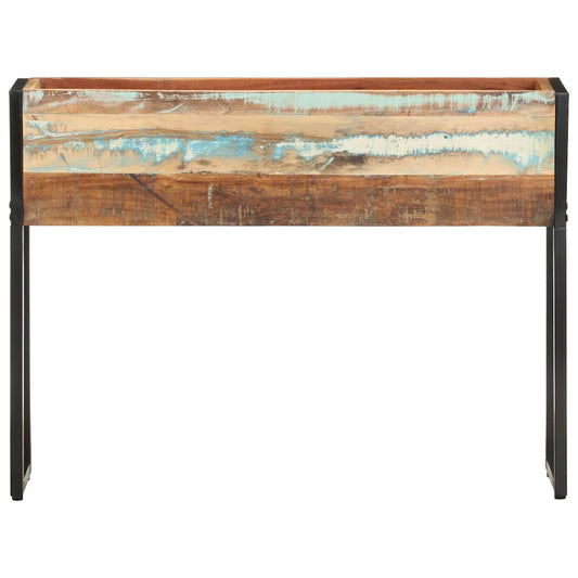 Planter | Multicolour | Solid reclaimed wood | Medium | Decorative Inlays