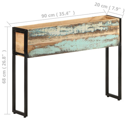 Planter Multicolor Solid reclaimed wood Medium Decorative Inlays