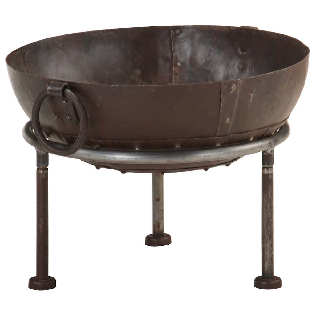 321944 vidaXL Rustic Fire Pit Ø 40 cm Iron