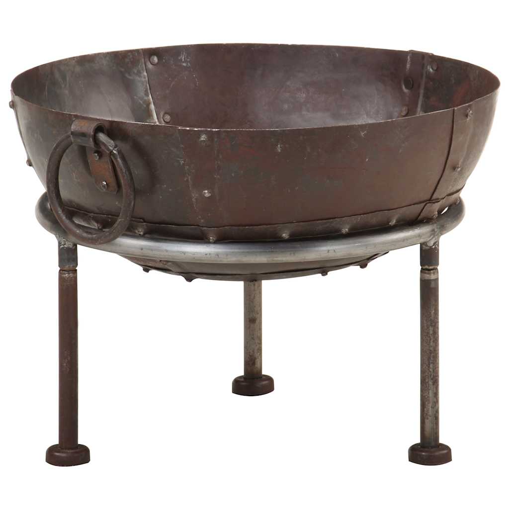 321944 vidaXL Rustic Fire Pit Ø 40 cm Iron