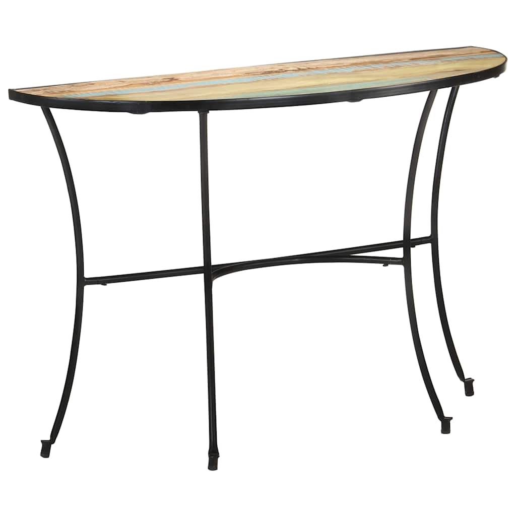 vidaXL Side Table Mixed color finish Solid reclaimed wood Medium Durable