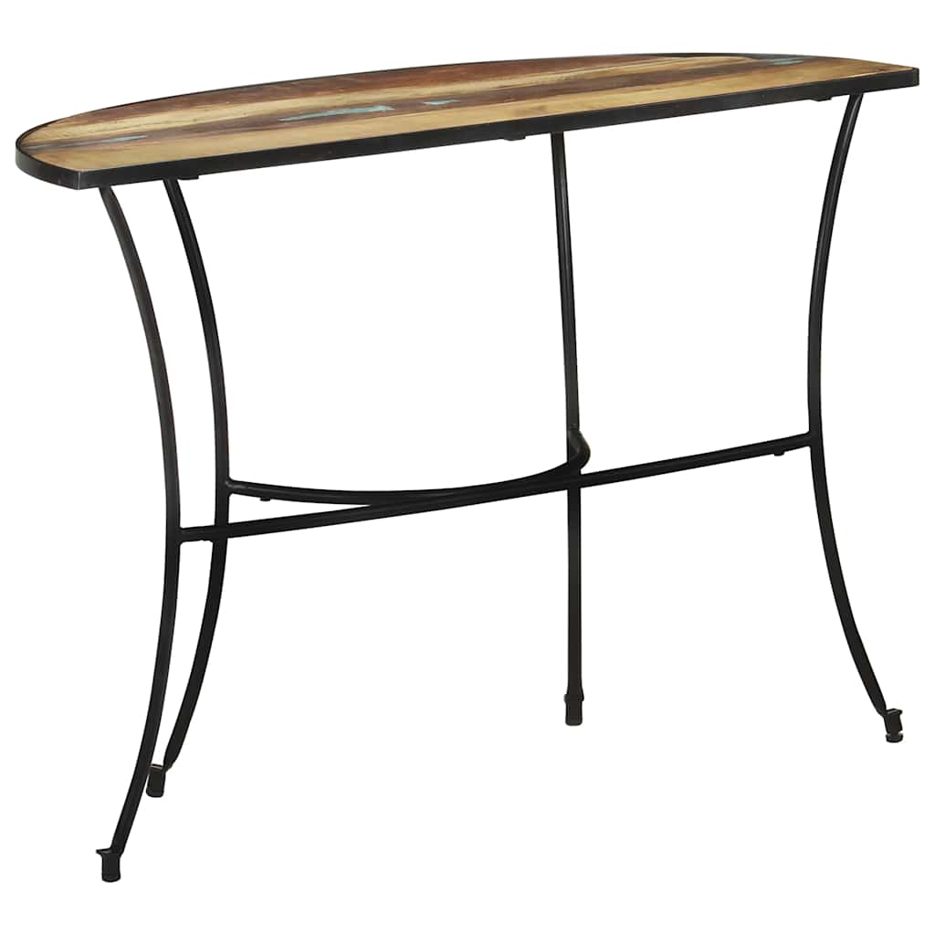 vidaXL Side Table Mixed color finish Solid reclaimed wood Medium Durable