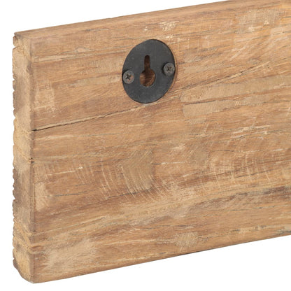 Hall Hanger | Natural Wood | Solid Reclaimed Wood | Medium
