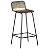Bar Chairs 2 pcs Solid Reclaimed Wood