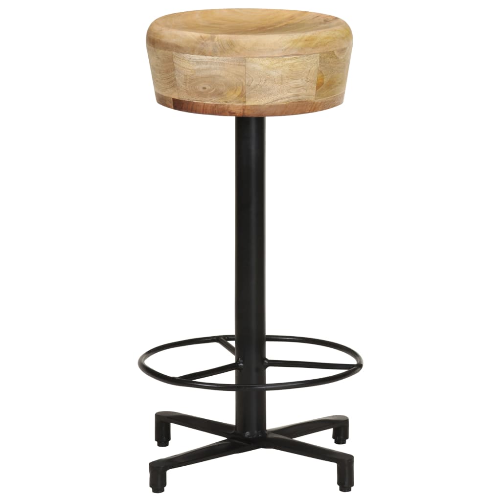 Bar Stools 2 pcs 66 cm Solid Mango Wood