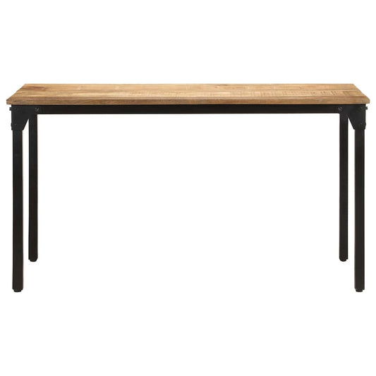 Dining Table | Natural wood colour | Rough mango wood | Medium | Durable