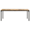 Dining Table 200x100x76 cm Rough Mango Wood
