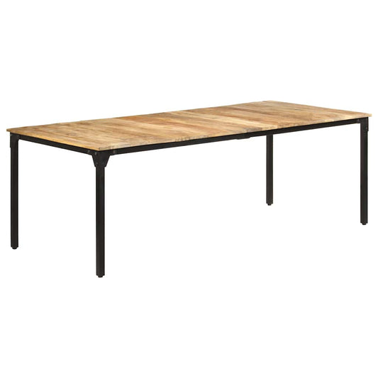 Dining Table | Natural mango wood | Rough mango wood | Large |  Durable