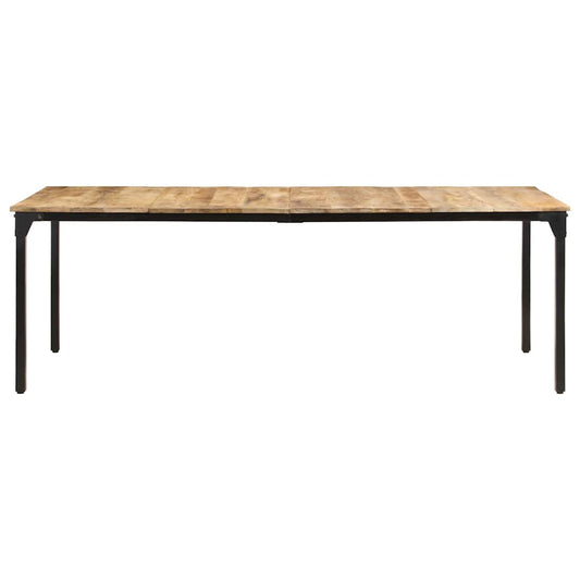 Dining Table | Natural mango wood | Rough mango wood | Large |  Durable