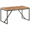 Dining Table 140x70x76 cm Solid Acacia and Mango Wood