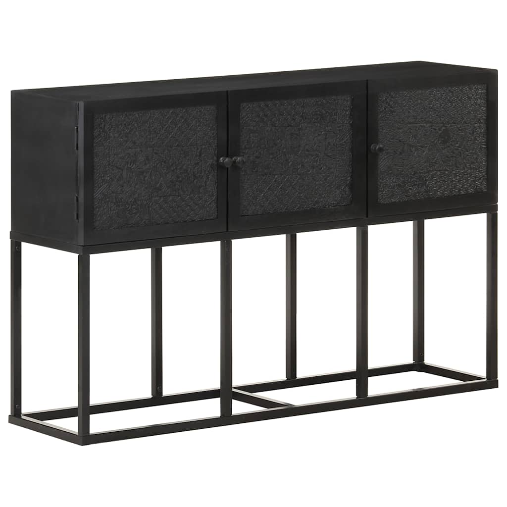 Sideboard | Black | Solid Mango Wood | Sideboard | Rectangular
