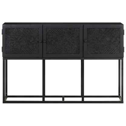 Sideboard | Black | Solid Mango Wood | Sideboard | Rectangular