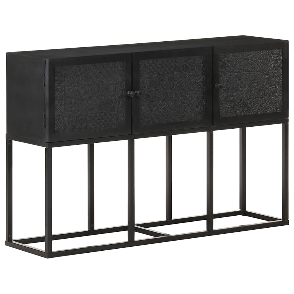 Sideboard | Black | Solid Mango Wood | Sideboard | Rectangular