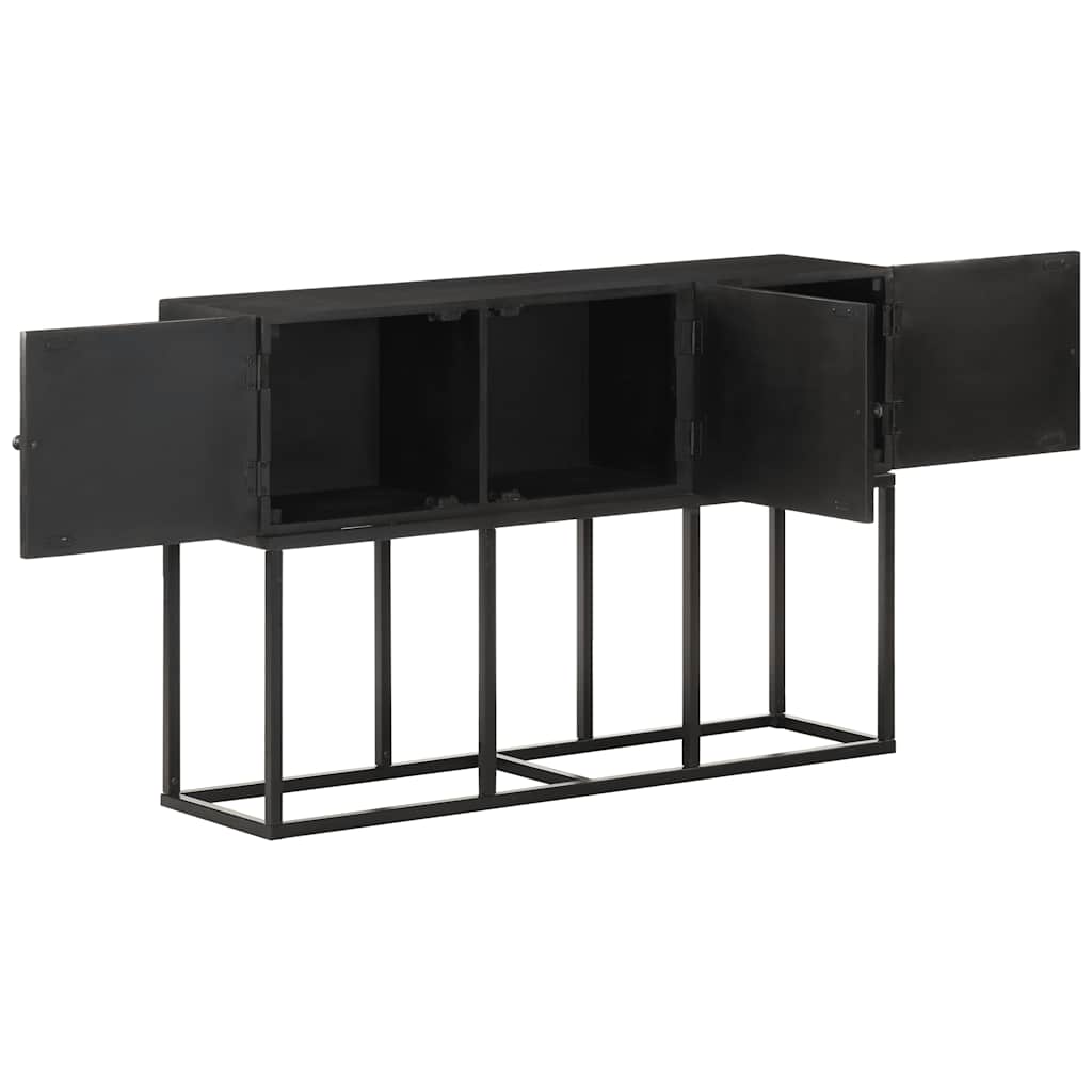 Sideboard | Black | Solid Mango Wood | Sideboard | Rectangular